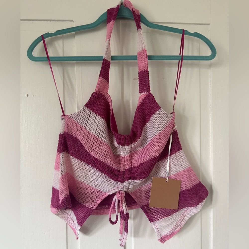 Halter knit top